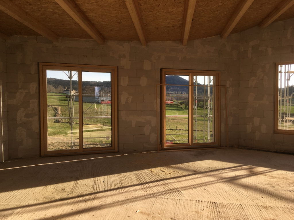 Vue du chantier de l&#039;intérieur